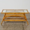 A Mid-Century Cane Coffee Table - 2