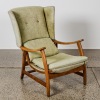 A Scandinavian Mid-Century Wingback Chair
