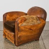 An Art Deco Leather Club Armchair c.1930s - 2