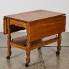 A Chapman-Taylor Arts and Crafts Drop-Leaf Trolley Table - 2