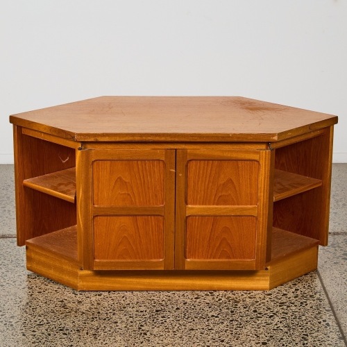 A Teak Nathan Furniture Corner Cabinet