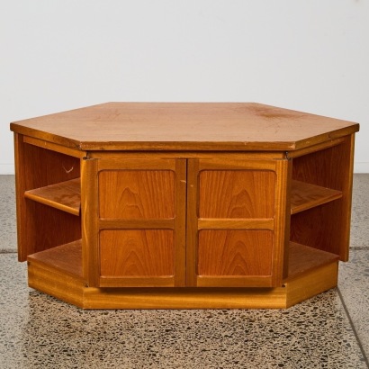 A Teak Nathan Furniture Corner Cabinet