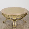A Wrought Iron and Marble Table - 2