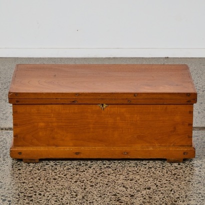 An Antique Cedar Storage Box