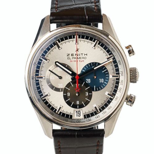 Stainless Steel, Zenith El Primero Chronomaster VHP Chronograph Wristwatch with Full Set, circa 2014