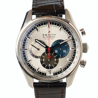 Stainless Steel, Zenith El Primero Chronomaster VHP Chronograph Wristwatch with Full Set, circa 2014