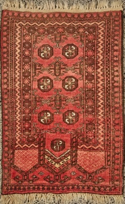 A Hand-Knotted Baluch Prayer Rug