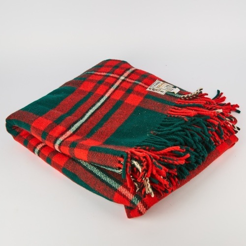 A Kaiapoi Princess Margaret Tartan Travel Rug