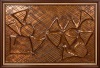 A Mid-Century Repouss Copper Wall Panel c1960s