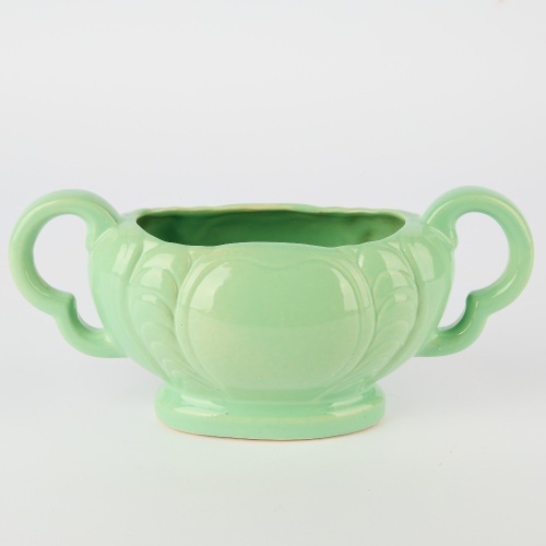 A Mint Green Govancroft Mantle Vase