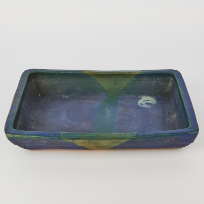 A Keith Blight Square Pottery Bowl