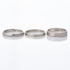 Platinum, Trio of Bands, Size J
