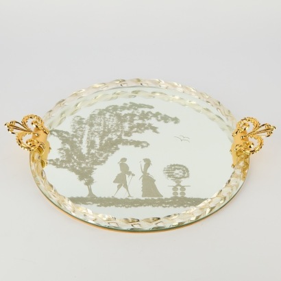 A Murano Glass Vanity Tray