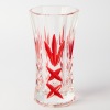 A Val Saint Lambert Style Crystal Vase