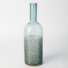 A Hand-Blown Glass and Wire Art Bottle
