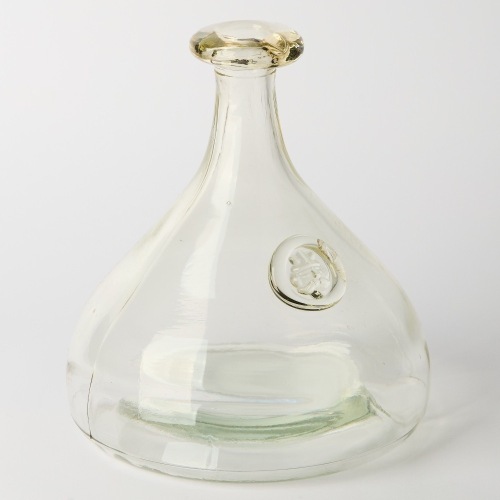 A Holmegaard Denmark Viking Ships Decanter by Ole Winther