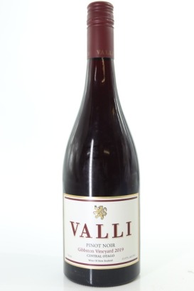 (1) 2019 Valli Gibbston Vineyards Pinot Noir, Gibbston
