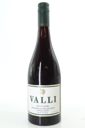 (1) 2019 Valli Bannockburn Vineyard Pinot Noir, Bannockburn