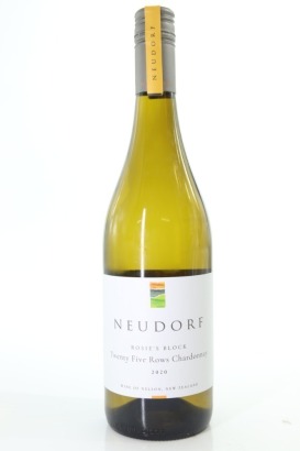 (1) 2020 Neudorf Rosie's Block 'Twenty Five Rows' Chardonnay, Nelson