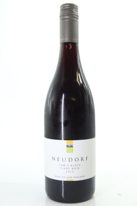 (1) 2015 Neudorf Tom's Block Moutere Pinot Noir, Nelson