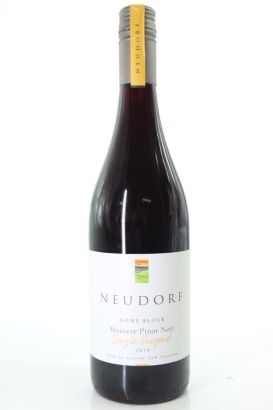 (1) 2019 Neudorf Home Block Moutere Pinot Noir, Nelson