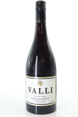 (1) 2019 Valli Bendigo Vineyard Pinot Noir, Bendigo