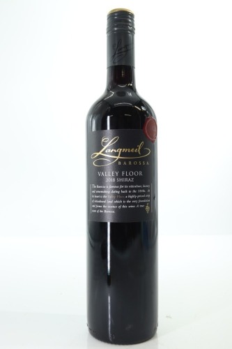 (1) 2018 Langmeil Winery Valley Floor Shiraz, Barossa Valley