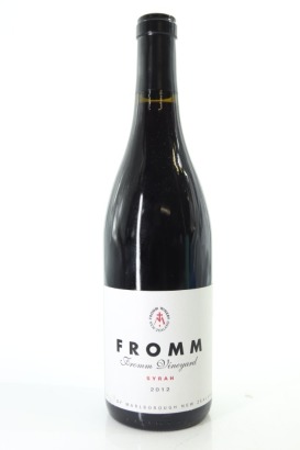 (1) 2012 Fromm 'Fromm Vineyard' Syrah, Marlborough