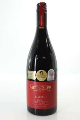 (1) 2013 Mills Reef Trust Vineyard Elspeth Syrah, Gimblett Gravels