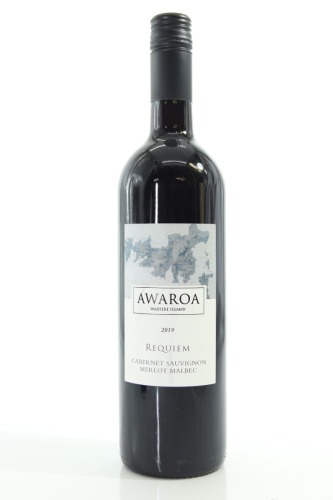 (1) 2019 Awaroa Winery 'Requiem' Cabernet - Merlot - Malbec, Waiheke Island