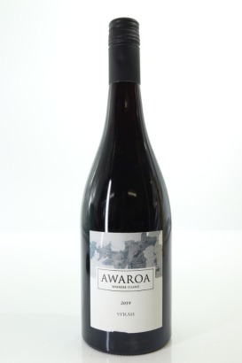 (1) 2019 Awaroa Winery Syrah, Waiheke Island