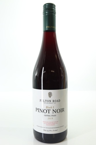 (1) 2019 Felton Road Block 3 Pinot Noir, Bannockburn [JR17.5] [RP95]