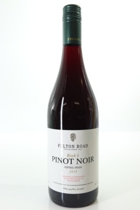 (1) 2019 Felton Road Block 3 Pinot Noir, Bannockburn [JR17.5] [RP95]