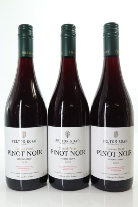 (3) 2020 Felton Road Cornish Point Pinot Noir, Bannockburn [JR17.5]