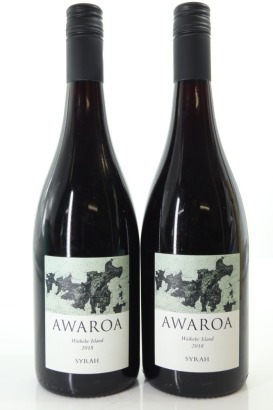(2) 2018 Awaroa Winery Syrah, Waiheke Island