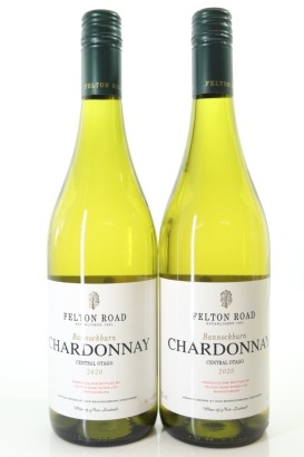 (2) 2020 Felton Road Bannockburn Chardonnay, Central Otago