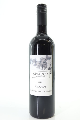 (1) 2021 Awaroa Winery 'Requiem' Cabernet - Merlot - Malbec, Waiheke Island