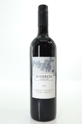 (1) 2019 Awaroa Winery Cabernet - Malbec - Merlot, Waiheke Island