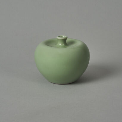 A Chinese Celadon 'Apple' Jar (Da Qing Guangxu Nian Zhi Mark)