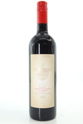 (1) 2019 Mudbrick Vineyard Reserve Merlot - Cabernet Sauvignon - Petit Verdot - Malbec, Waiheke Island