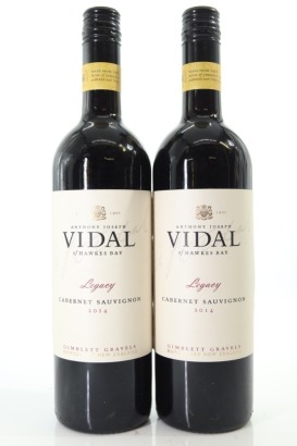 (2) 2014 Vidal Estate Legacy Cabernet Sauvignon, Gimblett Gravels [BC98]