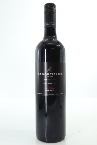 (1) 2016 Brookfields Sun Dried Malbec, Hawke's Bay