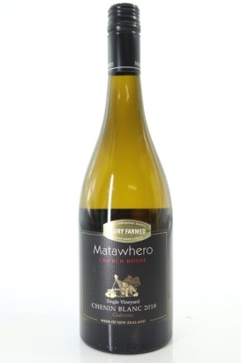 (1) 2018 Matawhero Church House Single Vineyard Chenin Blanc, Gisborne