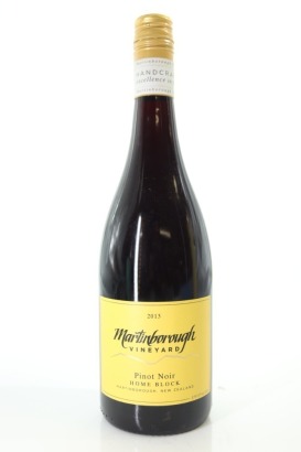 (1) 2013 Martinborough Vineyard Home Block Pinot Noir, Martinborough