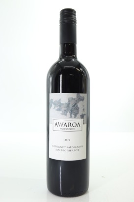 (1) 2019 Awaroa Winery Cabernet - Malbec - Merlot, Waiheke Island