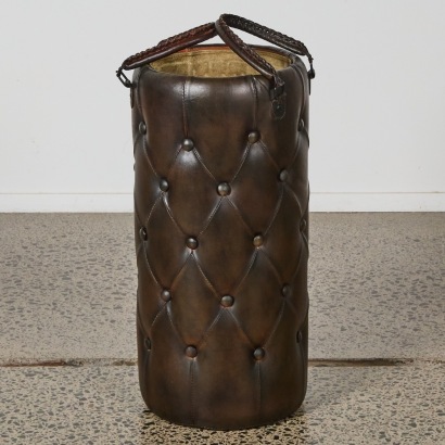 A Leather Umbrella Stand