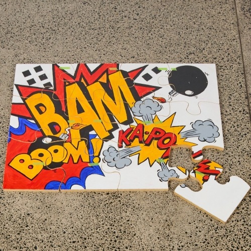 A Large Pop Art Puzzle