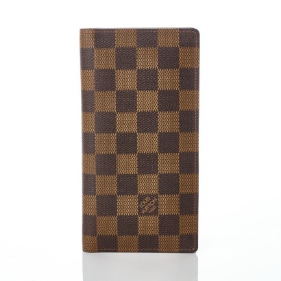 Louis Vuitton, Damier Ebene Portefeuil Cartes Bifold Wallet with Box