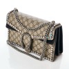 Gucci, GG Supreme Crystal Embellished Dionysus Shoulder Bag - 2