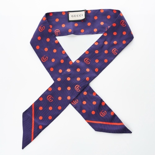 Gucci, Navy / Red Twilly with Box